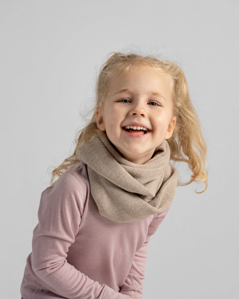 Infinity-Schal aus Merinowolle für Kinder