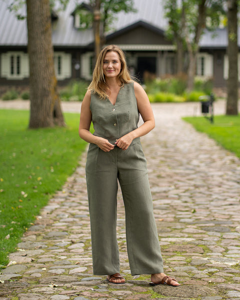 Hoch fallende Hose Lotus