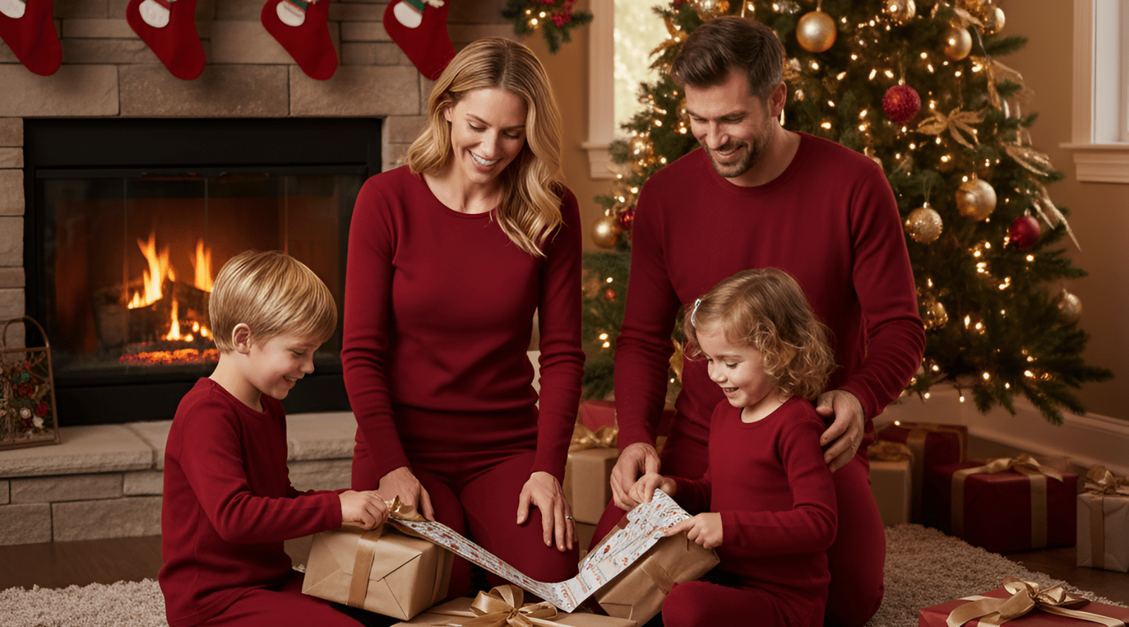 Passender Familien-Weihnachtspyjama