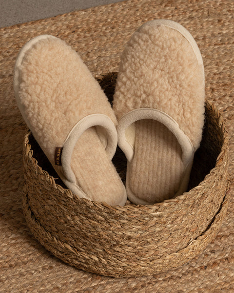 Women's Merino Fluffy Slippers