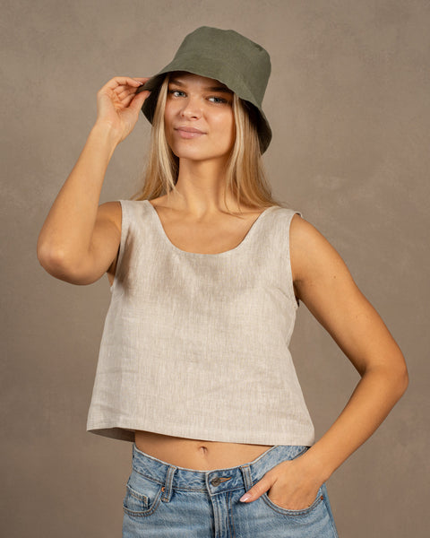 Linen Bucket Hat