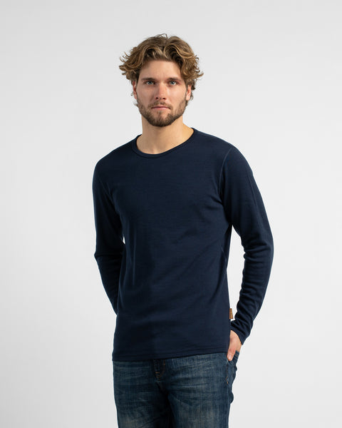 Thermo-Langarmshirt 250 für Herren, Marineblau