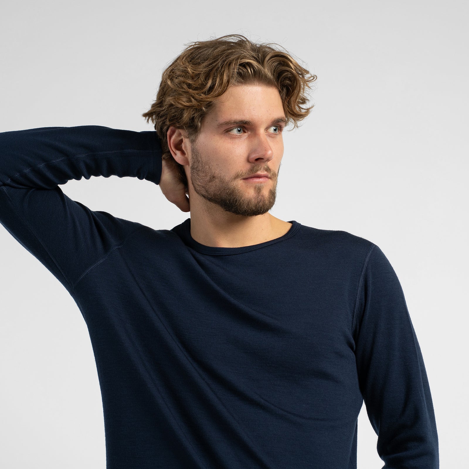 Thermo-Langarmshirt 250 für Herren, Marineblau