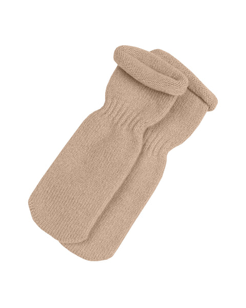 Kids' Knit Baby Socks/Mittens Merino &amp; Cashmere Creamy Beige