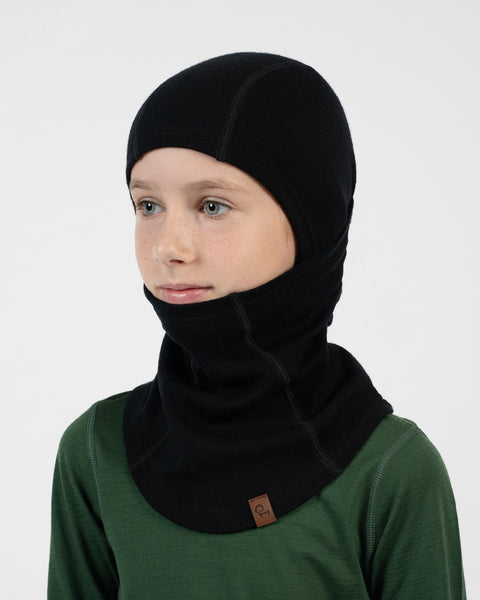 Multifunktionale Gesichtsmaske für Kinder aus 100 % Merinowolle