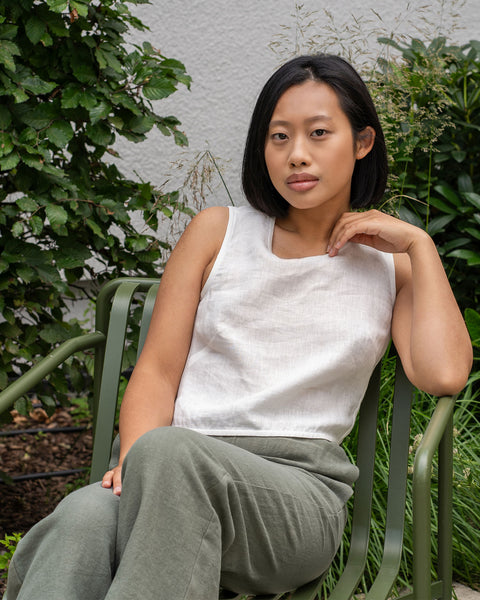 Hochgeschlossenes Top Nina