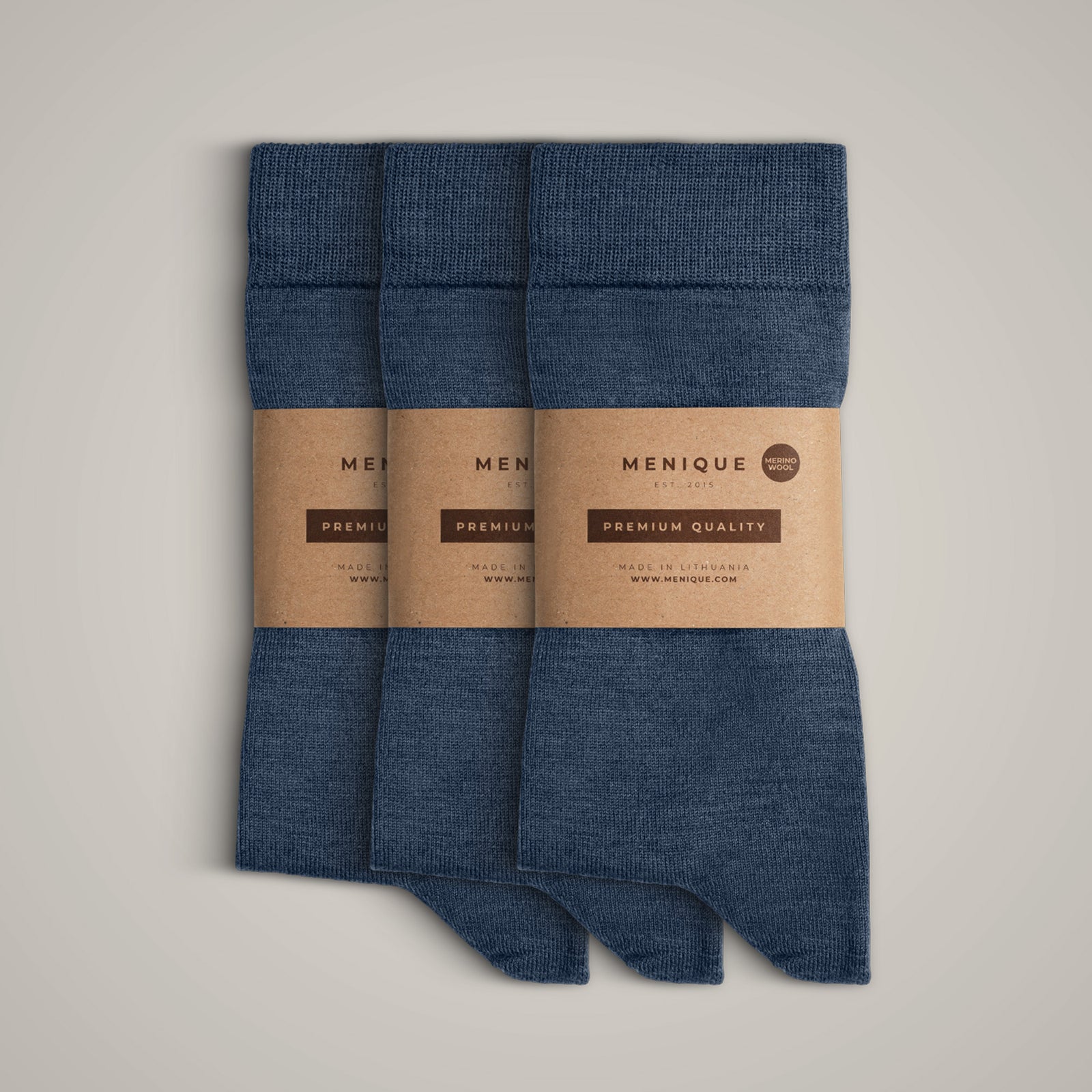 Men’s 3-pack thin Merino wool socks in black – premium quality, temperature-regulating, and sustainable.