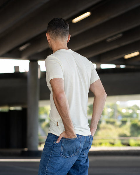 Regular 100% Merino T-Shirt für Herren