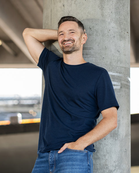 Regular 100% Merino T-Shirt für Herren