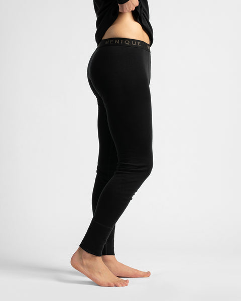 250 Merino-Thermo-Unterhosen für Herren Thermo-Unterhosen Schwarz
