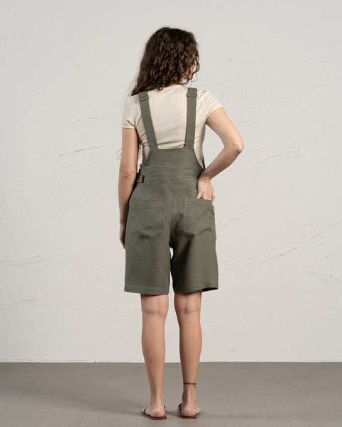 Leinen Kurzer Overall Nino