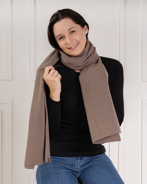 Women's Knit Scarf Merino