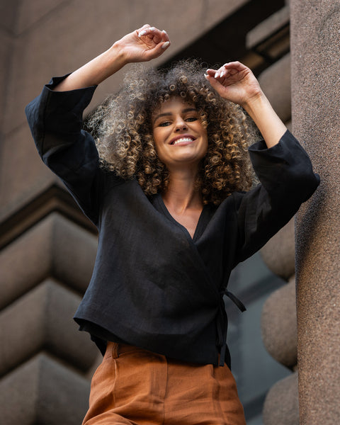 Lässiges Wickeloberteil Thea