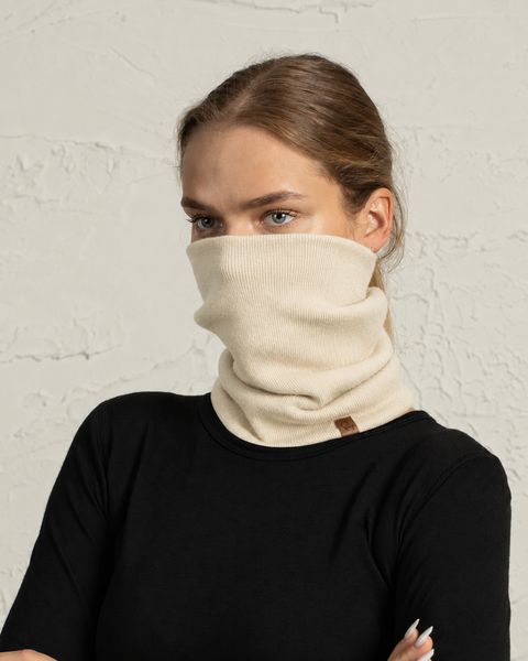 Damen Strick Halswärmer Merino