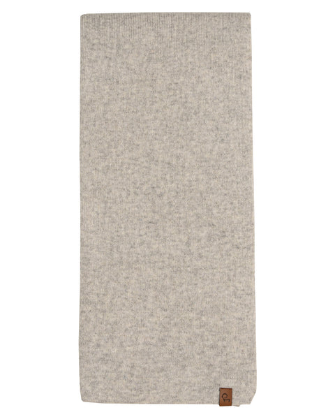 Women's Knit Scarf Merino &amp; Cashmere Light Gray