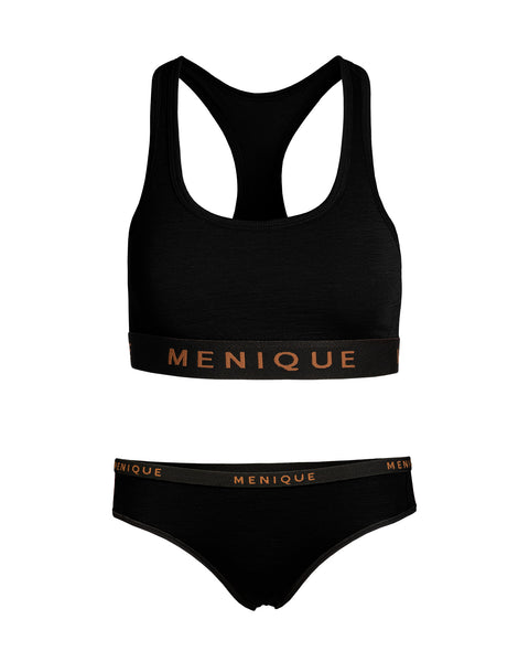 Sport-BH und Bikini-Slip für Damen, 2-teilig