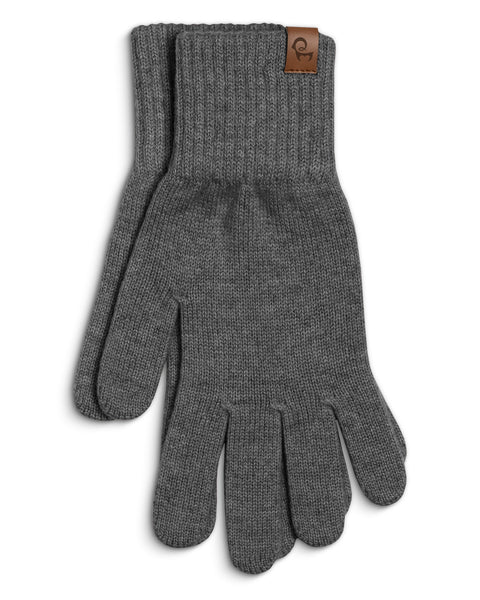 Packshot of menique women's short gloves in the color dark gray in the white background