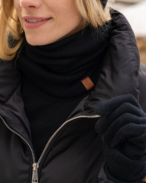 Women's Neck Gaiter Knitted Merino