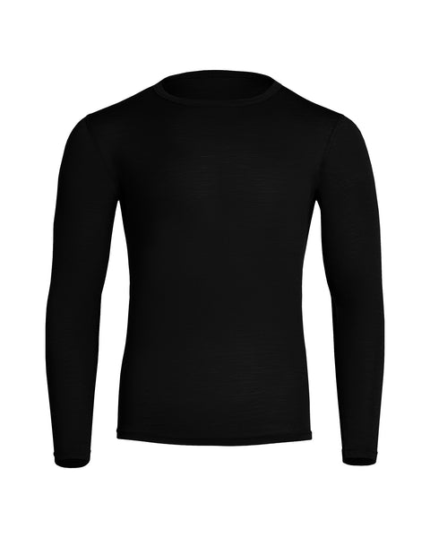 Men's 160 Thermal Long Sleeve Crew Black