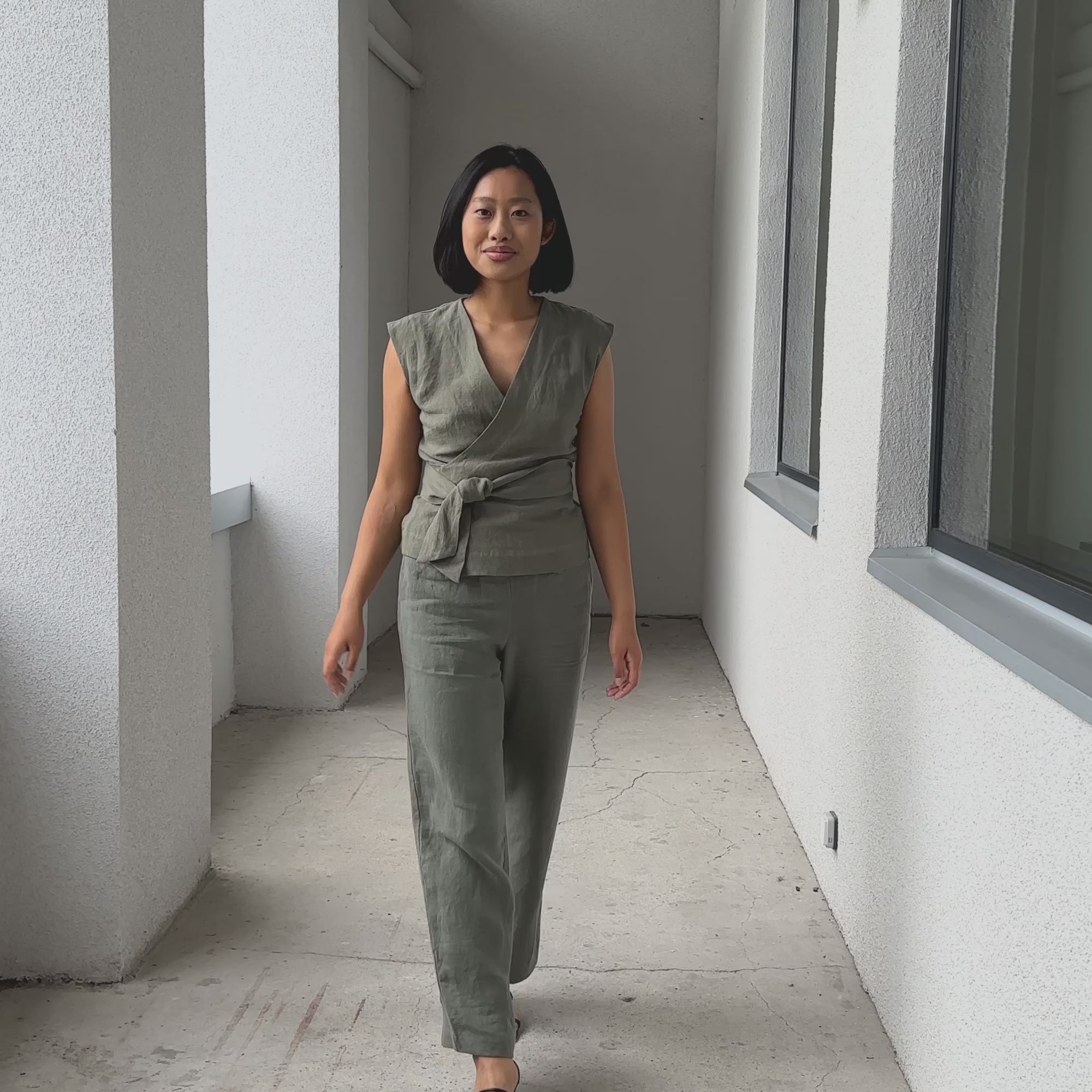 Wickel-Crop-Top Ruby