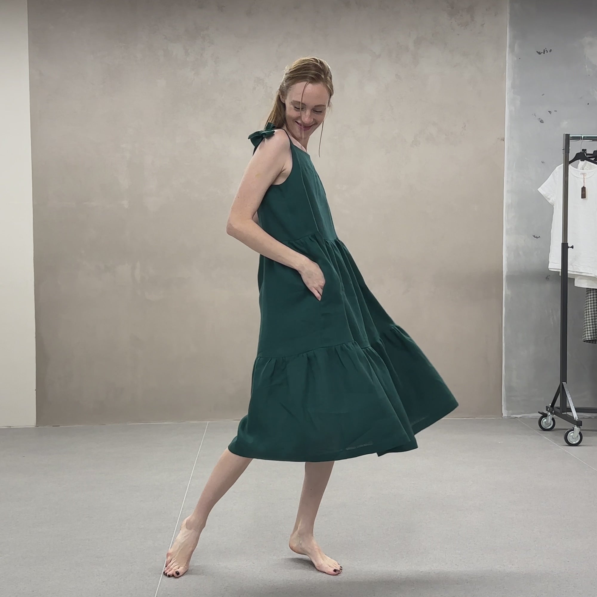 Leinen Latzkleid Uma