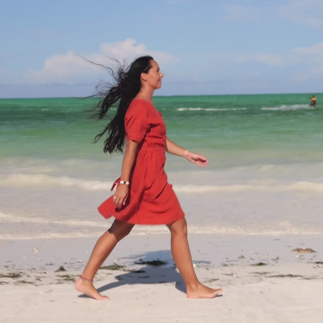 Sommer Wickelkleid Eliana für den Urlaub