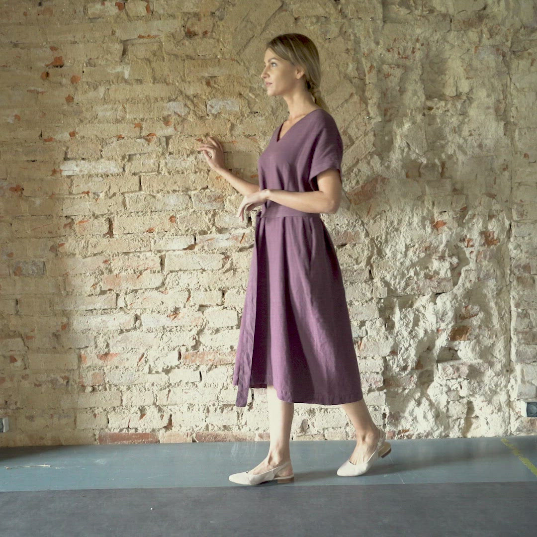 Lockeres Kleid Joelle Shadow Purple