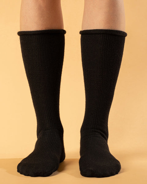 Women's Socks 2-Pack Black/Creamy beige
